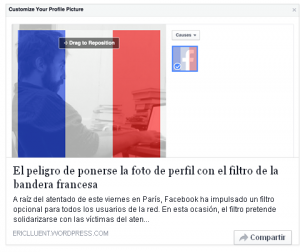 blogs sin validez, blogs de mierda, peligro bandera facebook francia