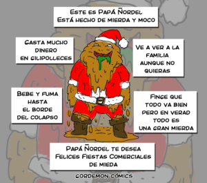 Papá Ñordel te desea Felices Fiestas Comerciales