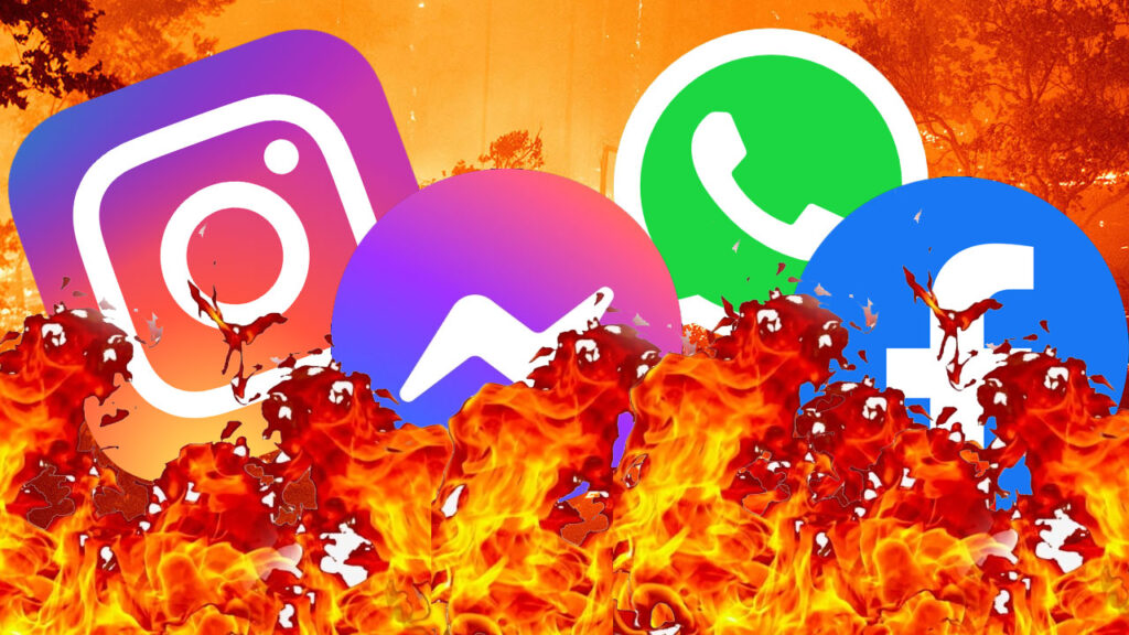 Por qué se han caído Whatsapp Facebook e Instagram